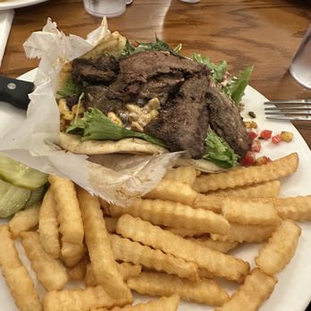 No Frill Bar and Grill - Had the London Broil Pita - American Near Me - Norfolk, Virginia No Frill Bar and Grill - Had the London Broil Pita - American Near Me - Norfolk, Virginia