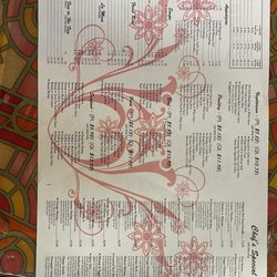 Shan's Chinese Restaurant - Menu as of 10/2022