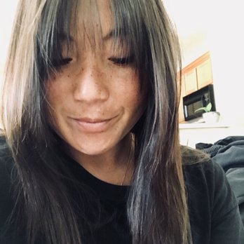 AKIN Salon Collective - Long whispy bangs by Jordan & demi-permanent colour - Hair Stylists Near Me - Ventura, California AKIN Salon Collective - Long whispy bangs by Jordan & demi-permanent colour - Hair Stylists Near Me - Ventura, California