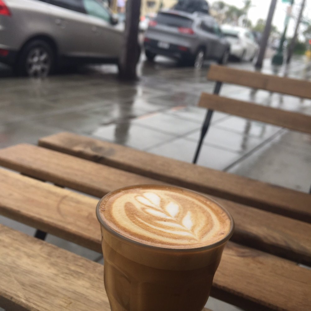 Ironsmith Coffee Roasters - Cortado on a cold, rainy day! Reminiscent of my Seattle days - Coffee Roasteries Near Me - Encinitas, California