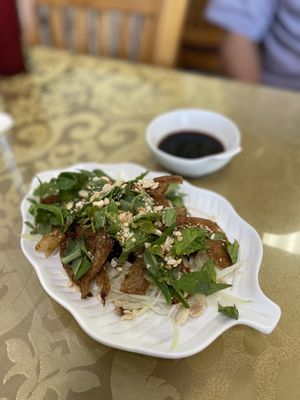 Photo of Bodhi Bowl Vegetarian Restaurant - Sacramento, CA, US. papaya salad