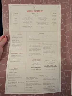 Menu photo 1 Monterey New York, NY Menu photo 1 Monterey New York, NY