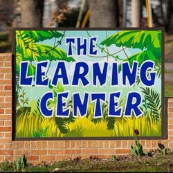 The Learning Center - Location sign