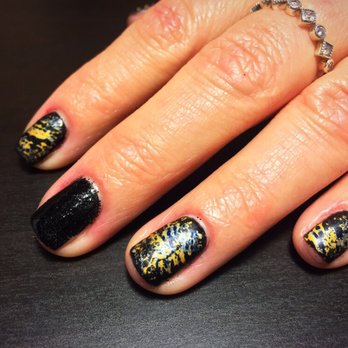 Nails By Sylvia - Shellac with foil - Nail Technicians Near Me Nails By Sylvia - Shellac with foil - Nail Technicians Near Me