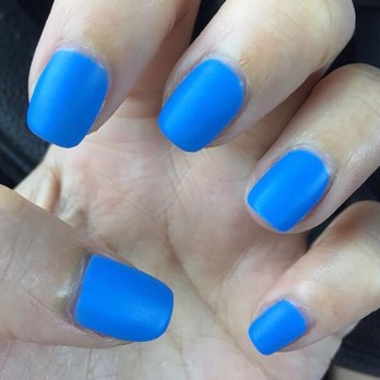 Julie's Nail Room - Matte blue by Tonya - Nail Salons Near Me - Fremont, California Julie's Nail Room - Matte blue by Tonya - Nail Salons Near Me - Fremont, California
