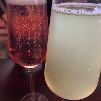 VAULT - Pineapple and cranberry mimosa - New American Near Me - Hot Springs, Arkansas VAULT - Pineapple and cranberry mimosa - New American Near Me - Hot Springs, Arkansas