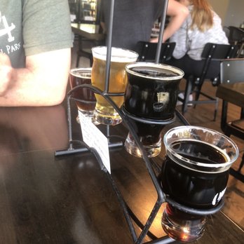 Bright Penny Brewing - Flight of beers - Pizza Near Me - Mebane, North Carolina Bright Penny Brewing - Flight of beers - Pizza Near Me - Mebane, North Carolina