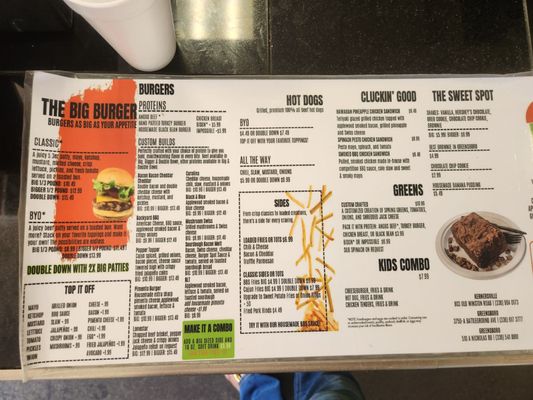 Menu photo 2 Big Burger Spot Greensboro, NC Menu photo 2 Big Burger Spot Greensboro, NC