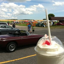 Milkshakes and car shows.