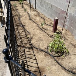 O'Donovan’s Lawn Care - The after photo when we have completed the garden. We added the soaker hose and planted some plants for the client.