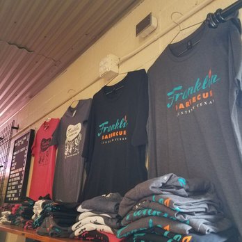 Franklin Barbecue - Nice selection of tshirts - Barbeque Near Me - Austin, Texas