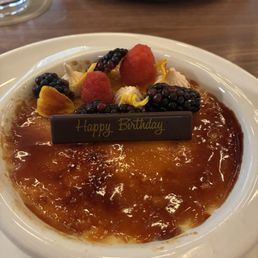 Birthday Crème Brûlée Birthday Crème Brûlée