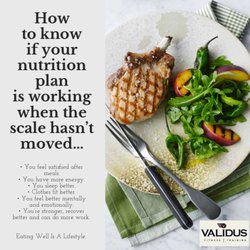 Validus Fitness & Training - Nutrition tips