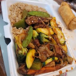 Szechwan beef dinner Szechwan beef dinner