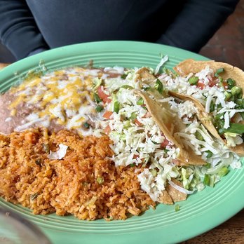 El Encanto - Taco dinner with one beef and one chicken taco - Mexican Near Me - Cave Creek, Arizona El Encanto - Taco dinner with one beef and one chicken taco - Mexican Near Me - Cave Creek, Arizona