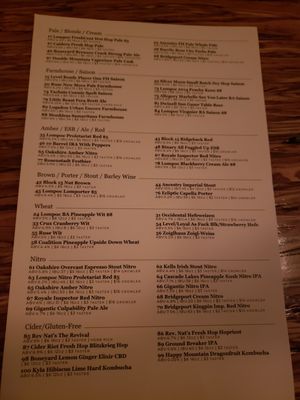Menu photo 3 Loyal Legion Portland, OR