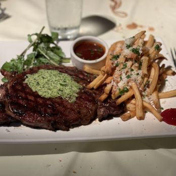 Buckeye Roadhouse - 12 oz Brandt Rib-Eye Steak - American Near Me - Mill Valley, California Buckeye Roadhouse - 12 oz Brandt Rib-Eye Steak - American Near Me - Mill Valley, California