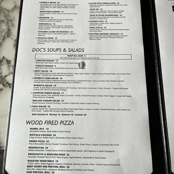 Doc & Bubbas - Menu - New American Near Me - Mohnton, Pennsylvania