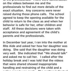 Forest Hill Preschool - Email lying to all the parents they were later found guilty for this lying they never reported it