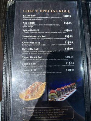 Menu photo 1 Kissho Sushi Sparks, NV Menu photo 1 Kissho Sushi Sparks, NV