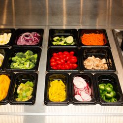 Big E's Sports Grill - Toppings on our salad bar