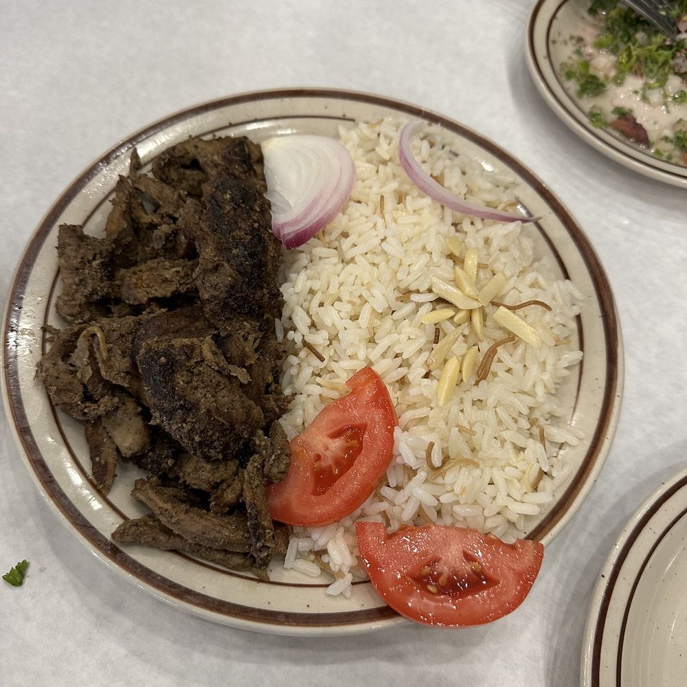 Al Shish Palace Mediterranean Cuisine - Shawarma Plate (Lamb) Lunch Special - Lebanese Near Me - Madison, Alabama