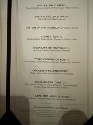 Menu photo 2 The Palm - Atlanta Atlanta, GA