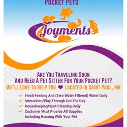Joyments - Pet Sitting For Pocket Pets