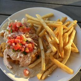 Fried fish tacos