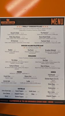 Menu photo 1 Steak Your Claim Vancouver, WA