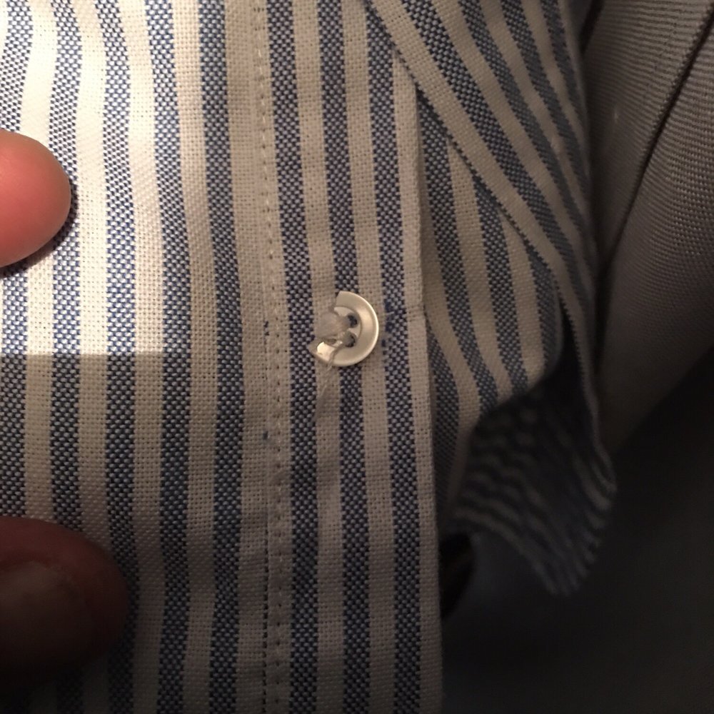 Ada 149 Cleaners - Button damage (sleeve) - Laundry Services Near Me - Clute, Texas Ada 149 Cleaners - Button damage (sleeve) - Laundry Services Near Me - Clute, Texas
