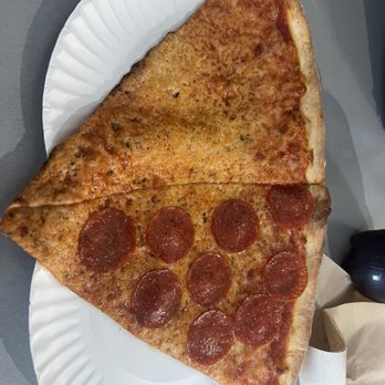 Renna's Pizza - Cheese slice and pepperoni slice. - Pizza Near Me - Jacksonville, Florida