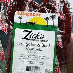 Zick's Specialty Meats - Alligator & beef cajun jerky