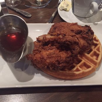 City Cellar - Bland seasoned chicken and dry waffles. Just not happyyyyy - Wine Bars Near Me - Westbury, New York
