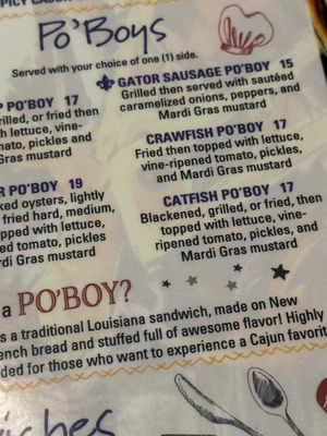 Menu photo 2 Seafood Seller & Cafe Crystal River, FL