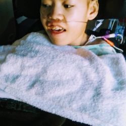 Wheelcare Express - She was happy and laughed the whole time on the way there.