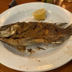Enat Restaurant - Vegetarian Combination with Whole Fish