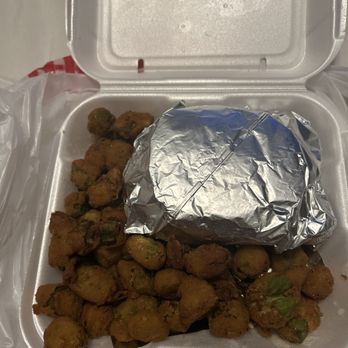 Cook Out - Spicy chicken with double okra. - Fast Food Near Me - Snellville, Georgia