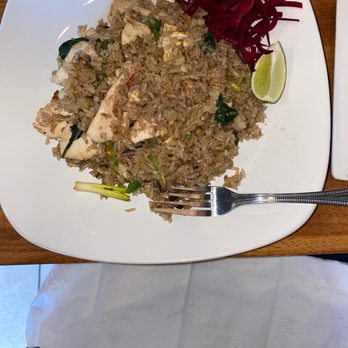 Hom Mali - Kra Pow Fried Rice Tray - Thai Near Me - Chicago, Illinois Hom Mali - Kra Pow Fried Rice Tray - Thai Near Me - Chicago, Illinois