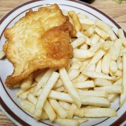 Sea Shanty Fish & Chips - Single order of fish and chips.. generous portion