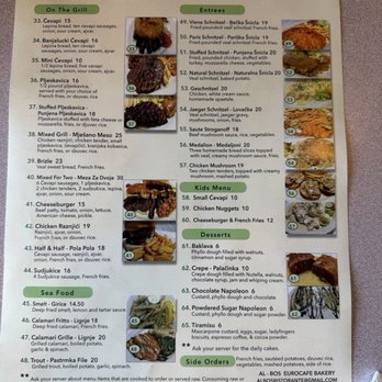 Al-Bo’s - Menu - Bakeries Near Me - Kentwood, Michigan