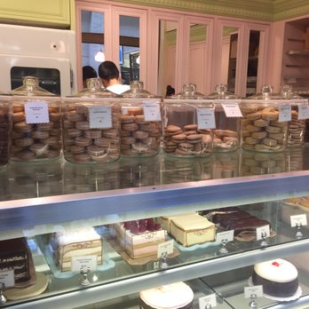 Miette - Macaroons displayed in glass jars over the counter - Bakeries Near Me - San Francisco, California