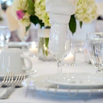 Chateau Del Mar - our table setting was elegant - Venues & Event Spaces Near Me - Hickory Hills, Illinois