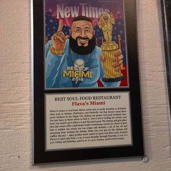 Flava's Miami - The wall is filled with interesting memorabilia - Southern Near Me - Miami, Florida Flava's Miami - The wall is filled with interesting memorabilia - Southern Near Me - Miami, Florida