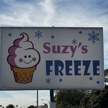 Suzys Freeze - Sign - Ice Cream & Frozen Yogurt Near Me - Placentia, California Suzys Freeze - Sign - Ice Cream & Frozen Yogurt Near Me - Placentia, California