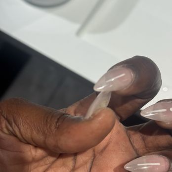 Inspire Nail Bar - The nails coming off! This is two days later - on the plane headed off on my birthday trip. - Nail Salons Near Me - Alexandria, Virginia Inspire Nail Bar - The nails coming off! This is two days later - on the plane headed off on my birthday trip. - Nail Salons Near Me - Alexandria, Virginia