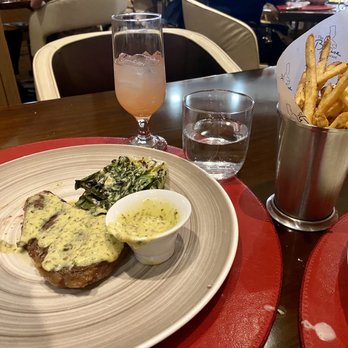 The Bocuse Restaurant - Grilled NY Strip Loin Steak - French Near Me - Hyde Park, New York