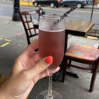 Ix Restaurant - Lavender mimosa - Coffee & Tea Near Me - Brooklyn, New York