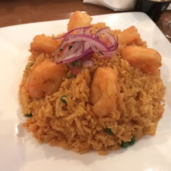 Alpamayo Restaurant - Arroz con Camarones (Paella) - Peruvian Near Me - Lee, Massachusetts