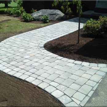 Mason Enterprises - Wide paver walkway. - Snow Removal Near Me Mason Enterprises - Wide paver walkway. - Snow Removal Near Me